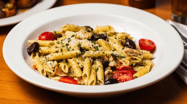 Chicken & Penne.
