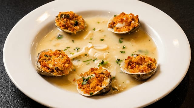 Baked Clams.