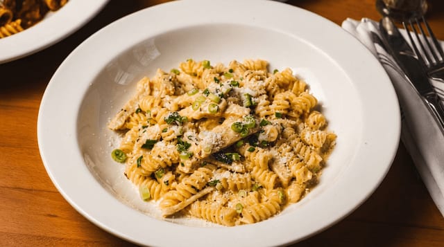 Spicy Chicken Fusilli.